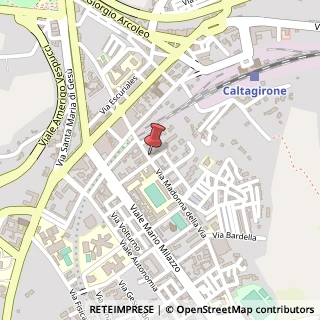 Mappa Via Madonna della Via, 83, 95041 Caltagirone, Catania (Sicilia)
