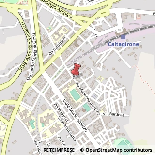 Mappa Via Madonna della Via,  99, 95041 Caltagirone, Catania (Sicilia)