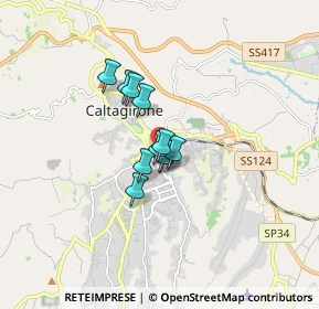 Mappa Via Sebastiano Foti, 95041 Caltagirone CT, Italia (1.04909)