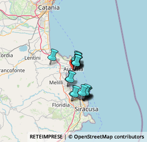 Mappa Via dei Cantieri, 96011 Augusta SR, Italia (8.4675)