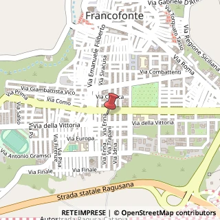 Mappa Via Trapani, 2, 96015 Francofonte, Siracusa (Sicilia)