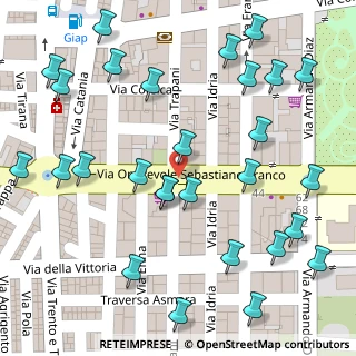 Mappa Via Enna, 96015 Francofonte SR, Italia (0.08214)