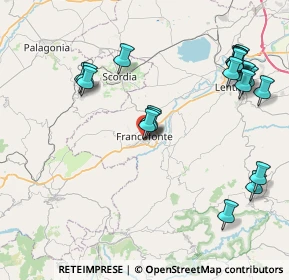 Mappa Via Trapani, 96015 Francofonte SR, Italia (10.575)