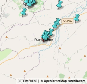 Mappa Via Idria, 96015 Francofonte SR, Italia (4.645)