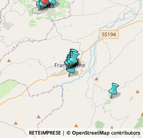 Mappa Via Franco On. Sebastiano, 96015 Francofonte SR, Italia (3.845)