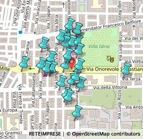 Mappa Via Onorevole Sebastiano Franco, 96015 Francofonte SR, Italia (0.0963)