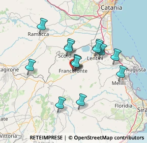 Mappa Via Onorevole Sebastiano Franco, 96015 Francofonte SR, Italia (13.06071)