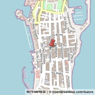 Mappa Via Principe Umberto, 242, 96011 Augusta, Siracusa (Sicilia)