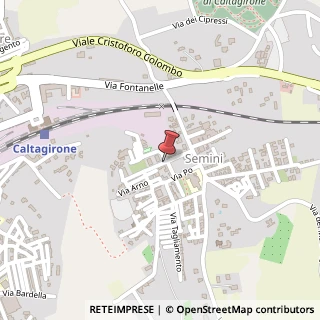 Mappa Via Monsignore Benedetto Denti, 5/A, 95041 Caltagirone, Catania (Sicilia)