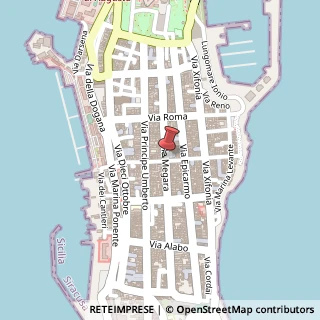 Mappa Via Megara, 217, 96011 Augusta, Siracusa (Sicilia)