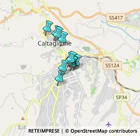 Mappa Piazza Vincenzo Bellini, 95041 Caltagirone CT, Italia (0.98636)
