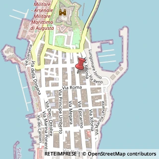Mappa Via Epicarmo, 82, 96011 Augusta, Siracusa (Sicilia)