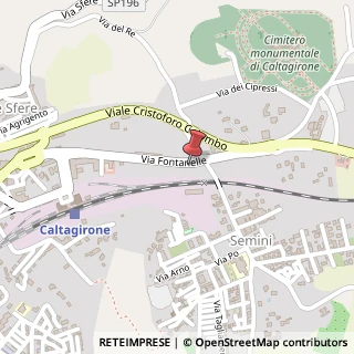 Mappa Via Fontanelle, 86, 95041 Caltagirone, Catania (Sicilia)