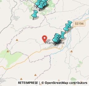 Mappa Contrada Passaneto, 96015 Francofonte SR, Italia (4.9875)