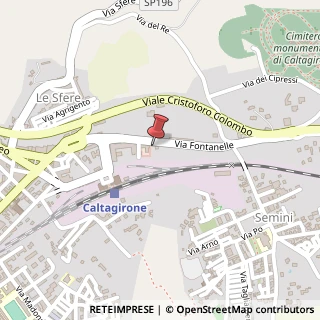 Mappa Via Fontanelle, 14, 95041 Caltagirone, Catania (Sicilia)
