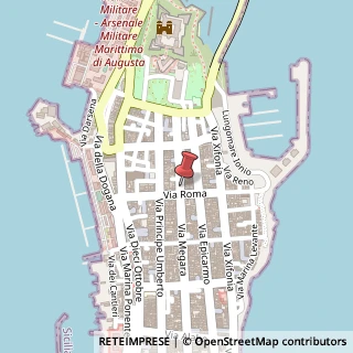 Mappa Via Megara, 124, 96011 Augusta, Siracusa (Sicilia)