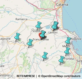 Mappa Via Regina Margherita, 96015 Francofonte SR, Italia (13.64308)