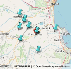 Mappa Via Roma, 96015 Francofonte SR, Italia (12.88692)