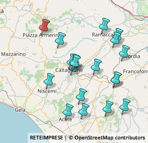 Mappa Via Giuseppe Antonio Borgese, 95041 Caltagirone CT, Italia (16.78158)