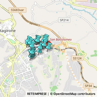 Mappa Via Giuseppe Antonio Borgese, 95041 Caltagirone CT, Italia (0.7215)