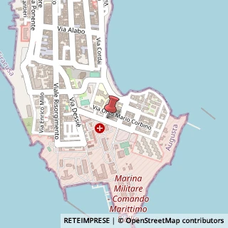Mappa Via F. Caracciolo, 58, 96011 Augusta, Siracusa (Sicilia)