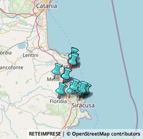 Mappa Via Nino di Franco, 96011 Augusta SR, Italia (10.276)