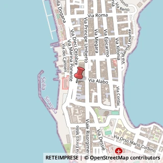 Mappa Via X Ottobre, 206, 96011 Augusta, Siracusa (Sicilia)