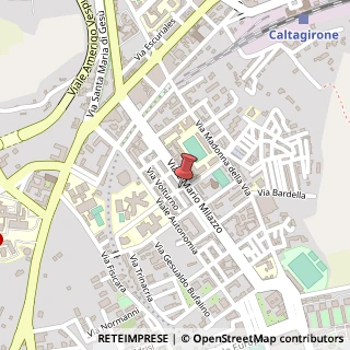 Mappa Via Giovanni Verga, 9, 95041 Caltagirone, Catania (Sicilia)