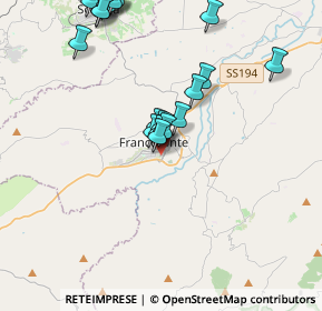 Mappa Via Quadri, 96015 Francofonte SR, Italia (4.875)