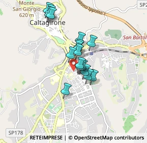 Mappa Via Luigi Settembrini, 95041 Caltagirone CT, Italia (0.75118)
