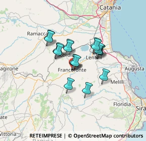 Mappa Via Giuseppe Signorelli, 96015 Francofonte SR, Italia (10.34222)