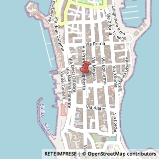 Mappa Via Principe Umberto, 249, 96011 Augusta, Siracusa (Sicilia)