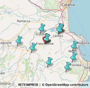 Mappa Via Francesco Belfiore, 96015 Francofonte SR, Italia (13.59846)