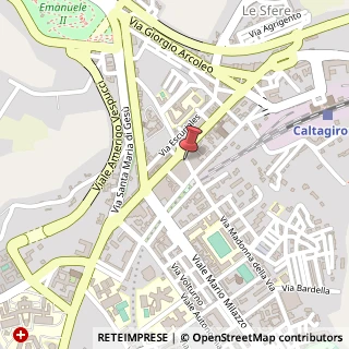 Mappa Via Madonna della Via, 36, 95041 Caltagirone, Catania (Sicilia)