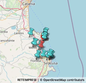 Mappa Via Marina di Ponente Angolo, 96011 Augusta SR, Italia (9.822)