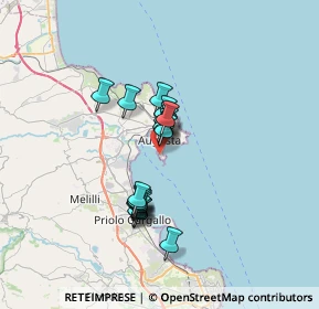 Mappa Via Marina di Ponente Angolo, 96011 Augusta SR, Italia (5.67)