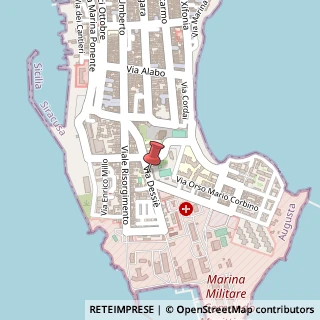 Mappa Via Dessiè, 10, 96011 Augusta, Siracusa (Sicilia)