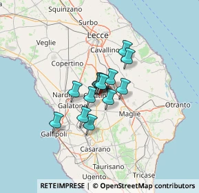 Mappa Via Monterosa, 73013 Galatina LE, Italia (7.76571)