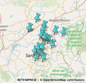 Mappa Via Eleonora D'Arborea, 08020 Ollolai NU, Italia (9.85889)