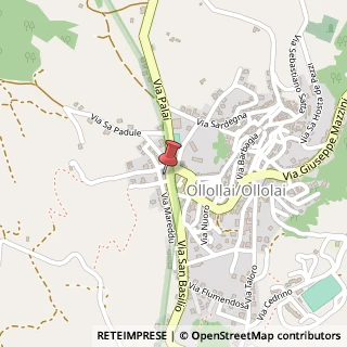 Mappa Via Sa Padule, 14, 08020 Ollolai, Nuoro (Sardegna)