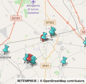 Mappa Via Molise, 73013 Galatina LE, Italia (4.76273)