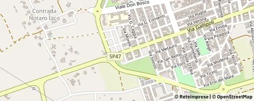 Mappa Galatina