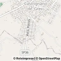 মানচিত্র Castrignano de' Greci