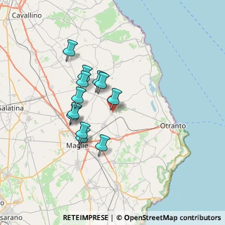 Mappa 73020 Cannole LE, Italia (6.43833)