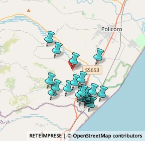 Mappa Strada Provinciale Trisaia, 75026 Rotondella MT, Italia (3.554)