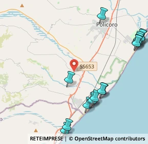 Mappa Strada Provinciale della Trisaia, 75026 Rotondella MT, Italia (5.96813)
