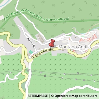 Mappa Corso umberto i 114, 84050 Montano Antilia, Salerno (Campania)
