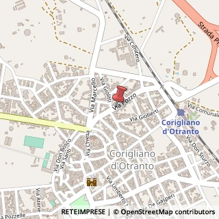 Mappa Via Pozzo, 36, 73022 Corigliano d'Otranto, Lecce (Puglia)
