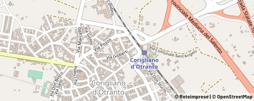 Mappa Corigliano d'Otranto