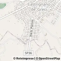 지도 Castrignano de' Greci